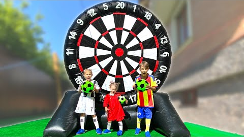 Five Kids Outdoor Games Song + more Children's Songs and Videos