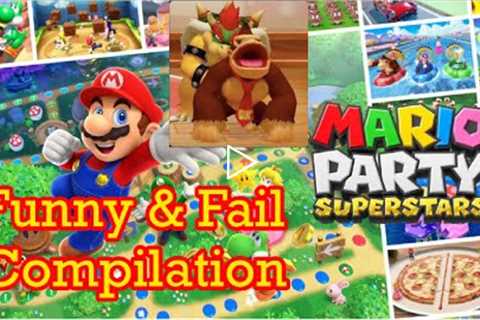 Mario Party Superstars | Funny & Fail Compilation Moments (Online Gameplay & Mini Games)