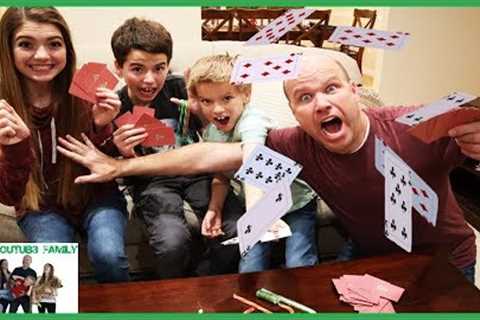 Candy Cane Spoons Family Game Night / That YouTub3 Family I Family Channel