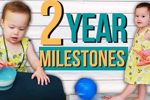 TWO YEAR DEVELOPMENTAL MILESTONES | 24 Month Old Milestones & Activities for Toddler..