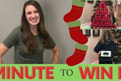 Christmas Minute to Win It Games from the Dollar Store
