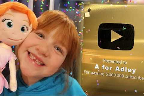 5,000,000 FRiENDS SURPRiSE! Adley is the BOSS!! making new Games & Toys for you at The..