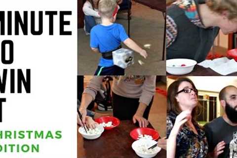Minute To Win It Christmas Edition | DIY Dollar Tree Christmas Games