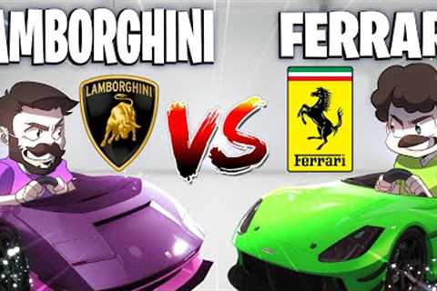GTA 5 Ferrari VS. Lamborghini Build Off Challenge!