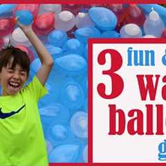 3 Water Balloon SUMMER PARTY GAMES by Family Fun Every Day