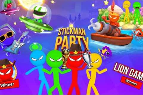 Stickman party//Men gʻolibman #4//UZBEKCHA LETSPLAY