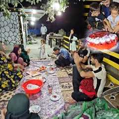 Nomadic Life: Hamid''s Birthday Party at the Farm and Installing Izogam on the Roof 🎉🏕️🛠️